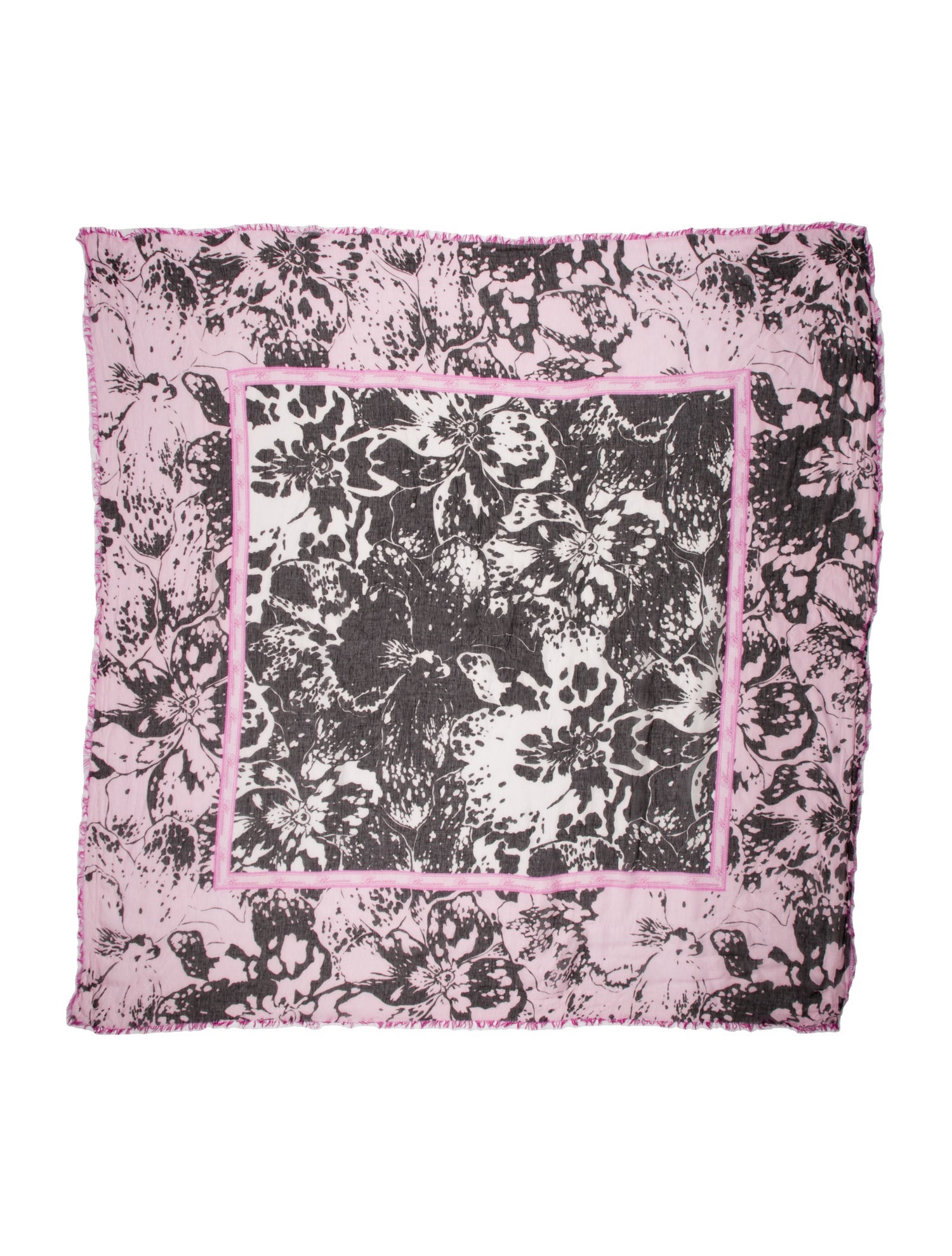 Blumarine Floral Print Scarf