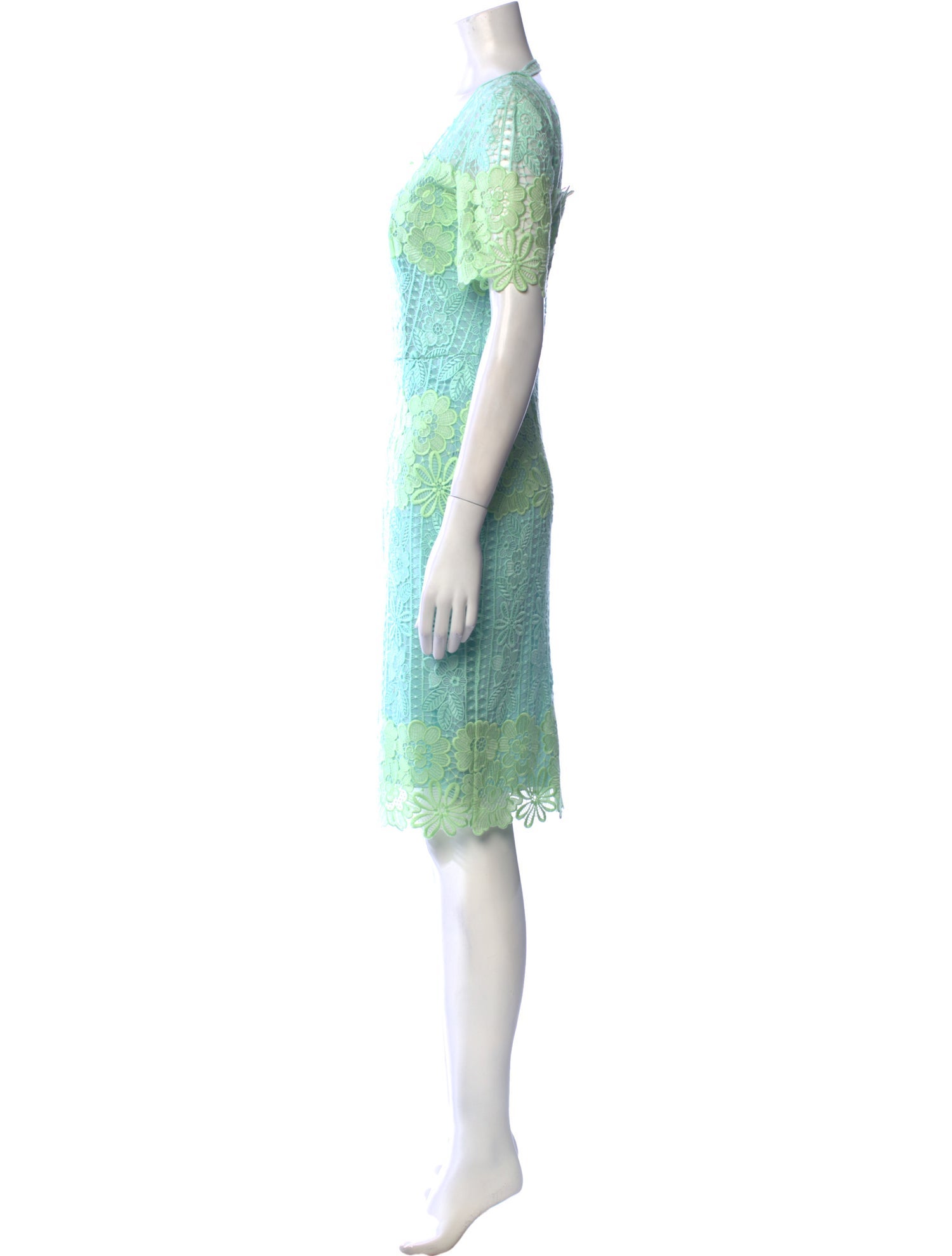 Blumarine Lace Pattern Knee-Length Dress