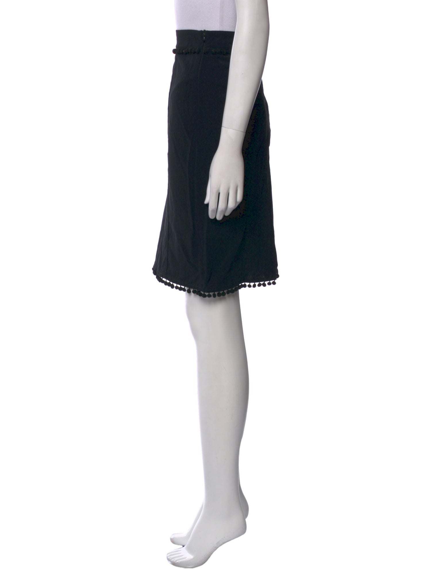 Blumarine Pom-Pom Embellishments Knee-Length Skirt