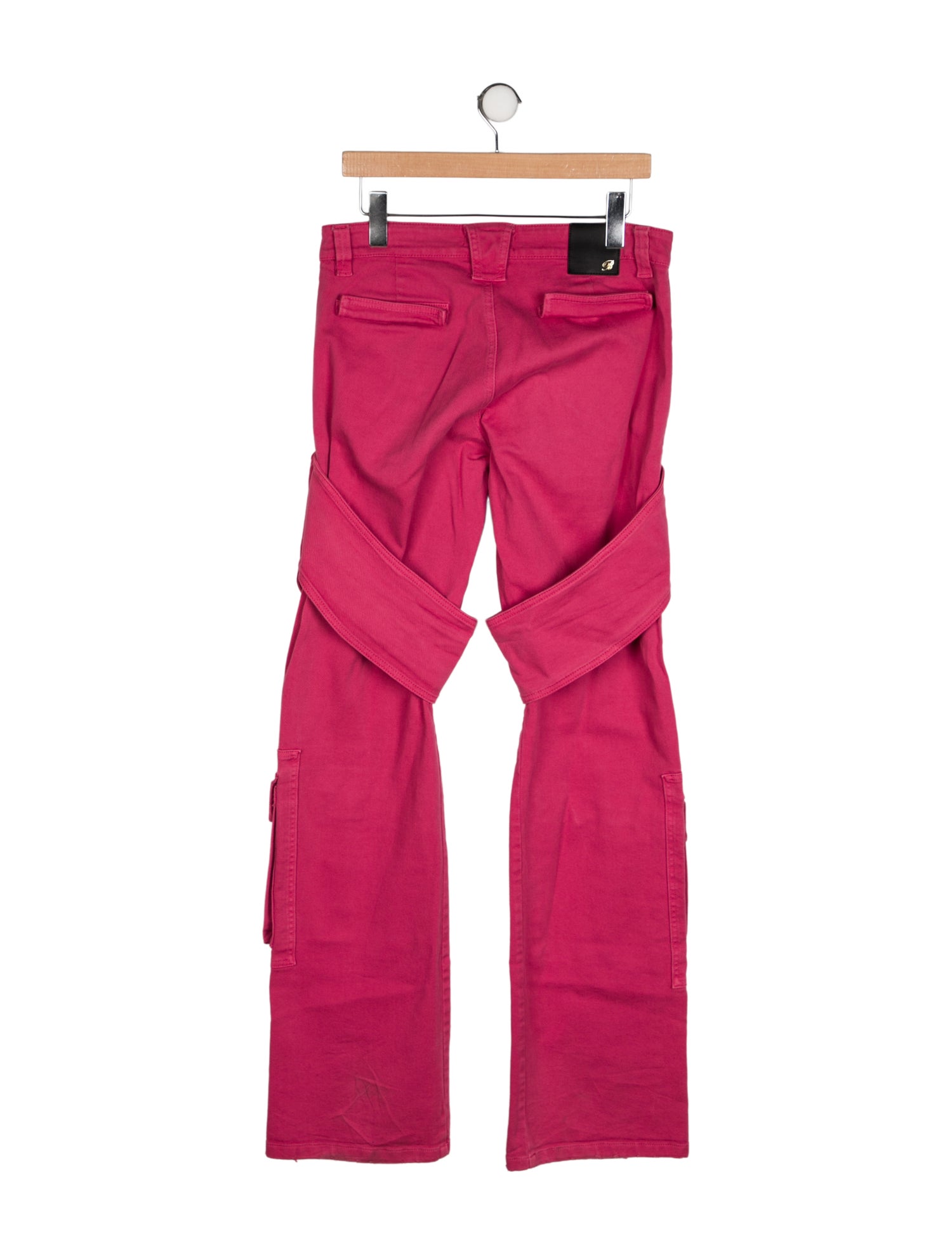 Blumarine Mid-Rise Wide Leg Jeans