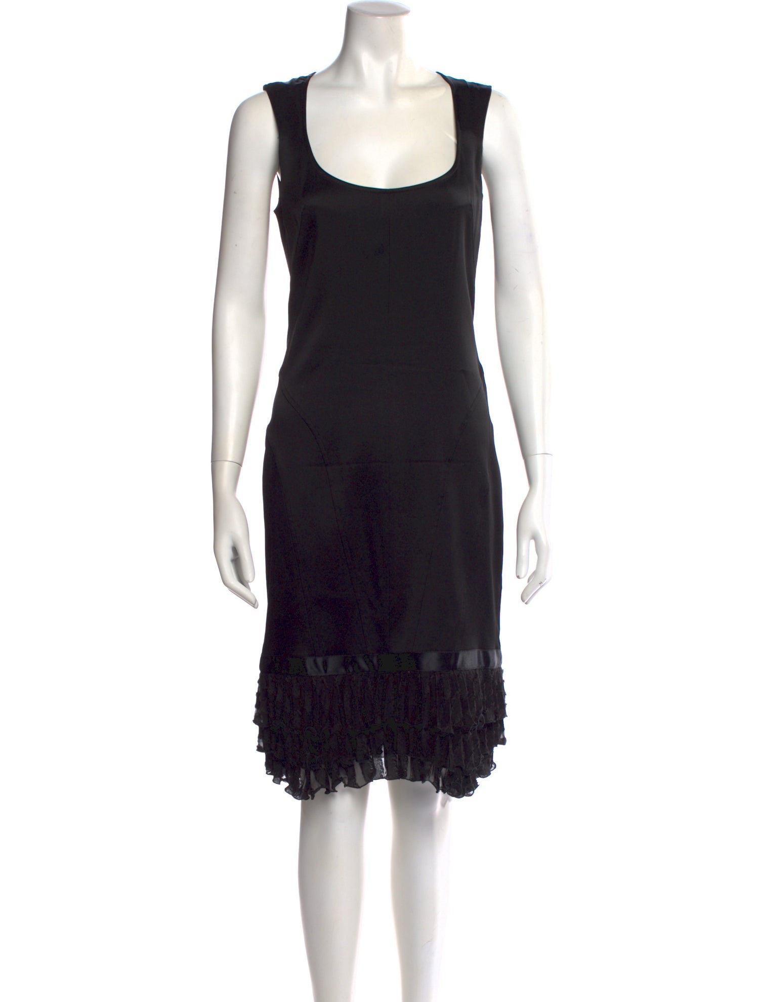 Blumarine Silk Knee-Length Dress