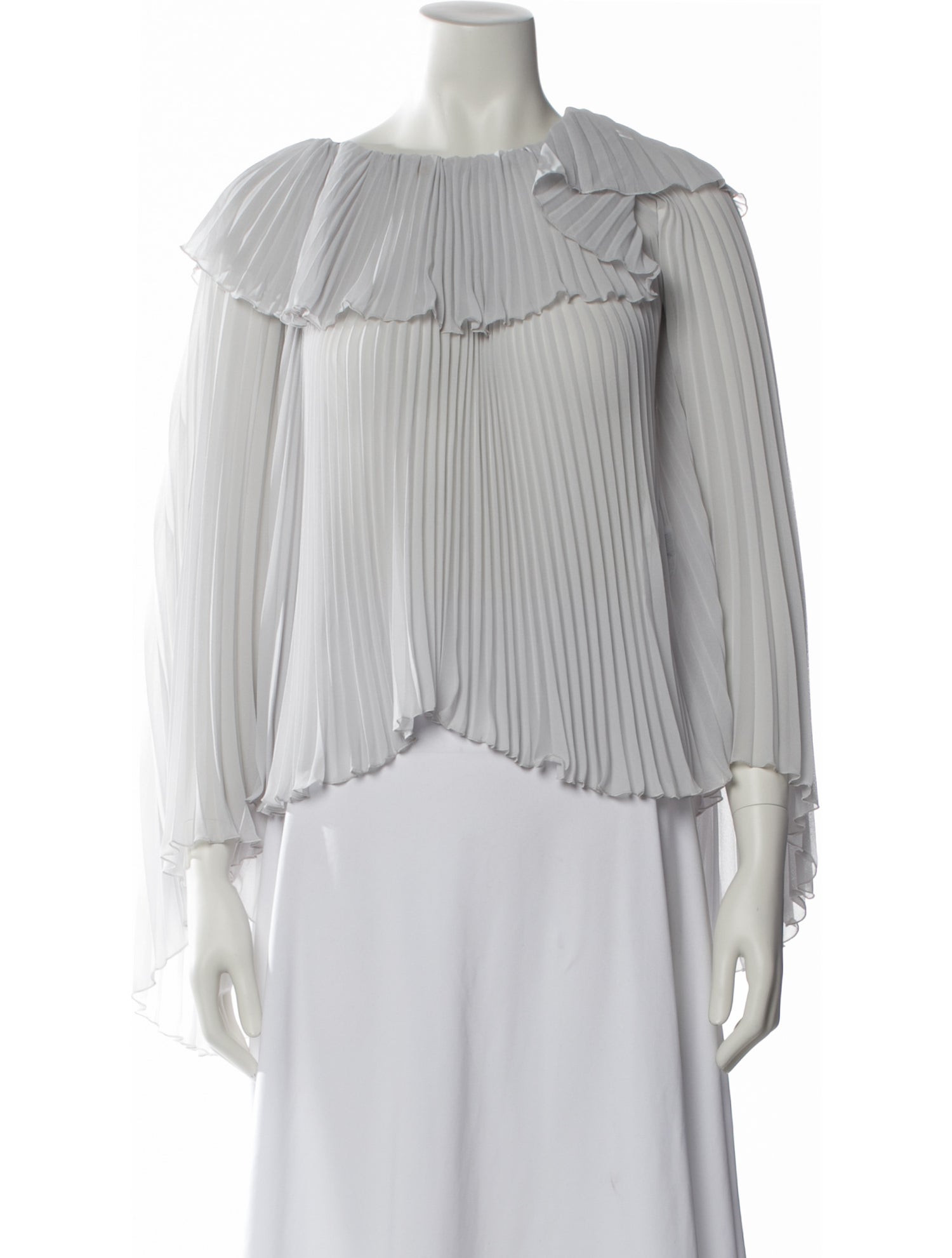 Blumarine Bateau Neckline Three-Quarter Sleeve Blouse w/ Tags