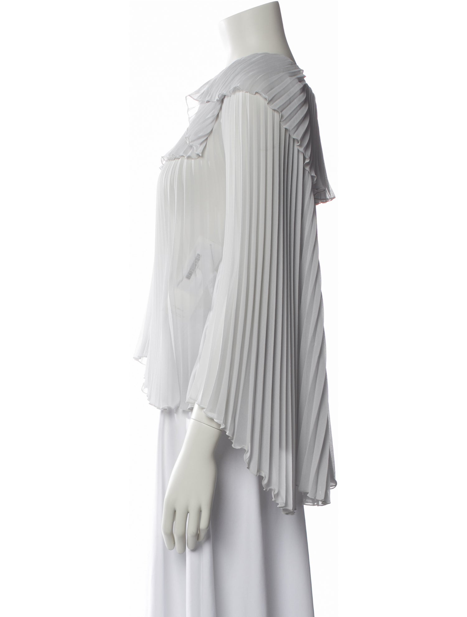 Blumarine Bateau Neckline Three-Quarter Sleeve Blouse w/ Tags