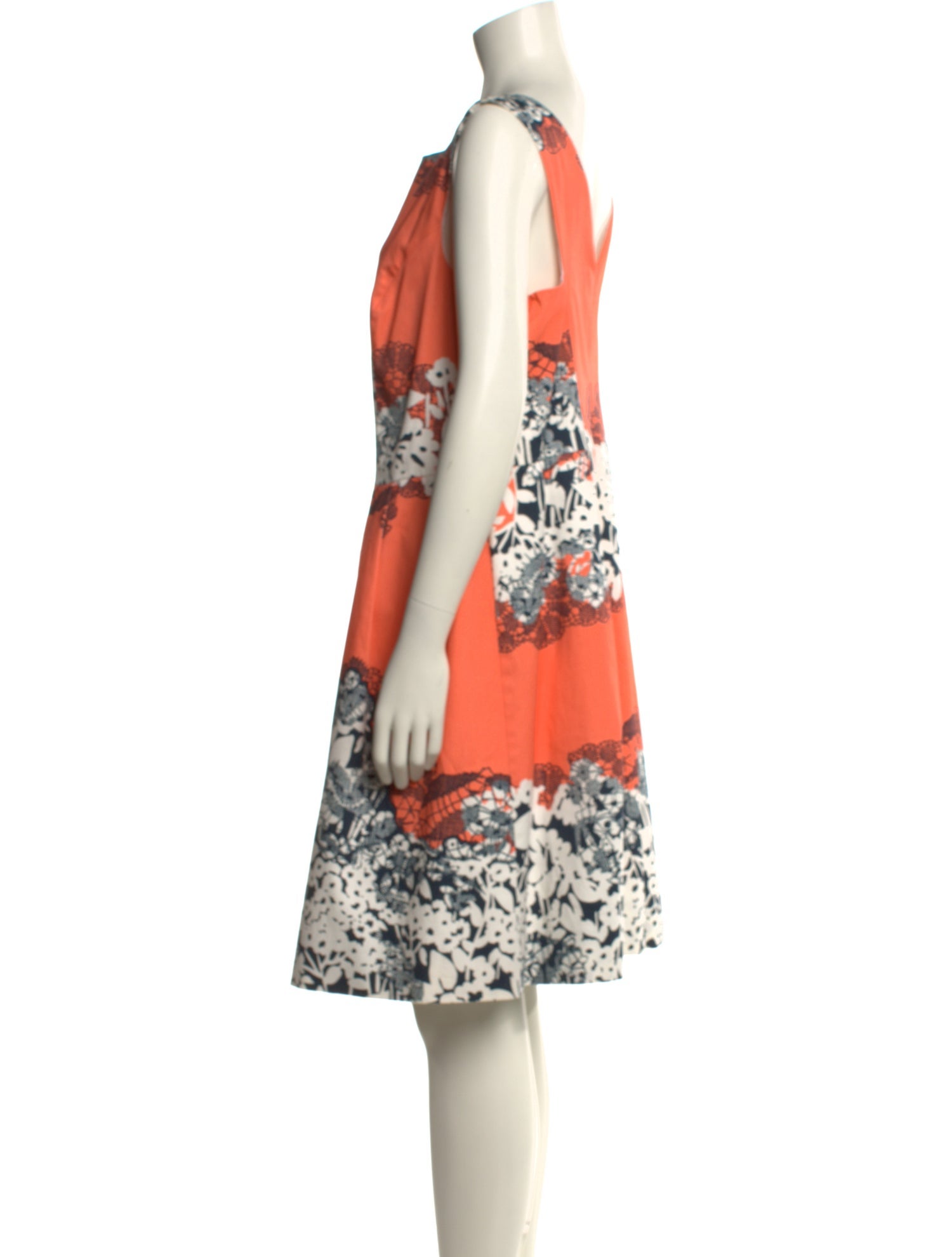 Blumarine Printed Knee-Length Dress