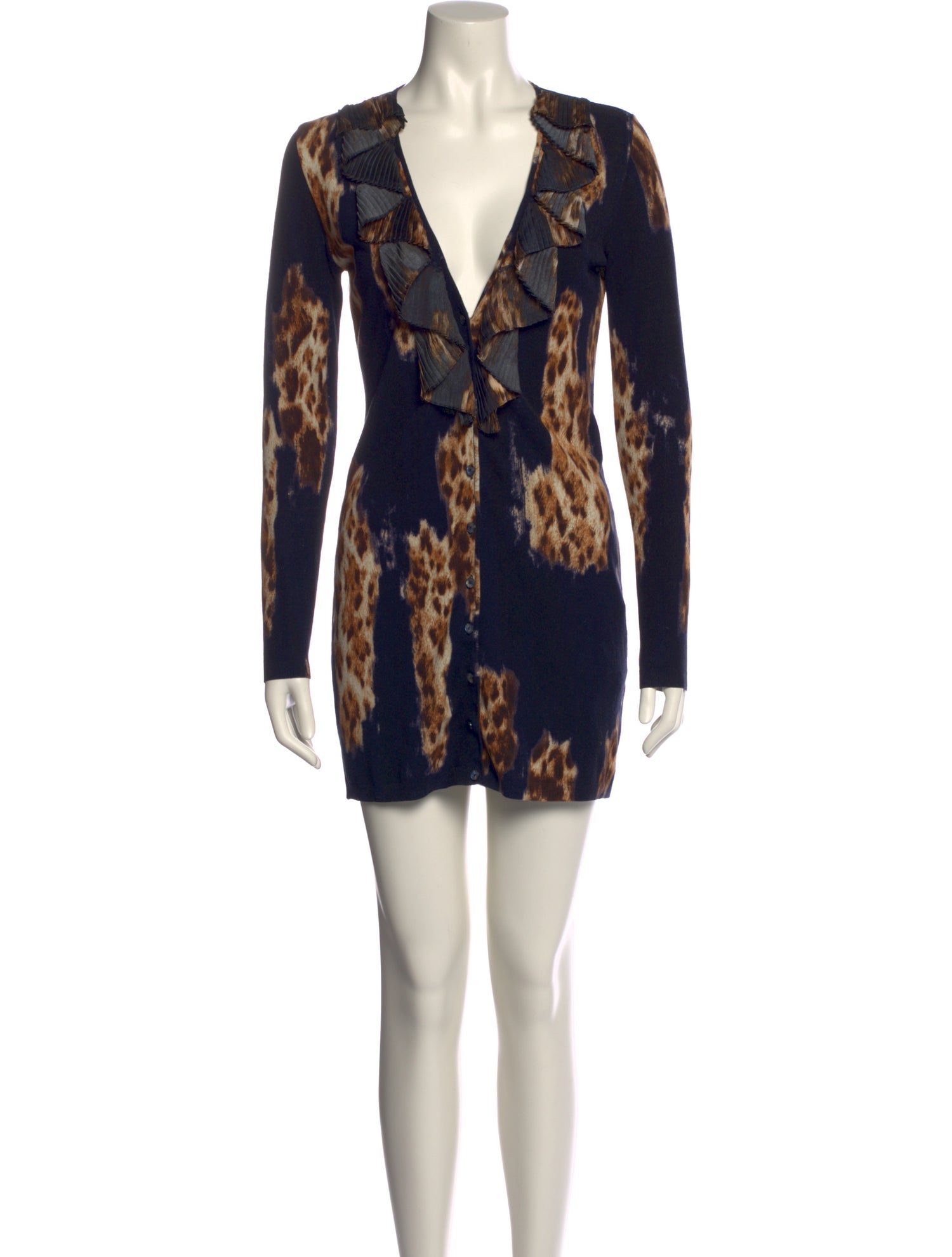 Blumarine Silk Mini Dress