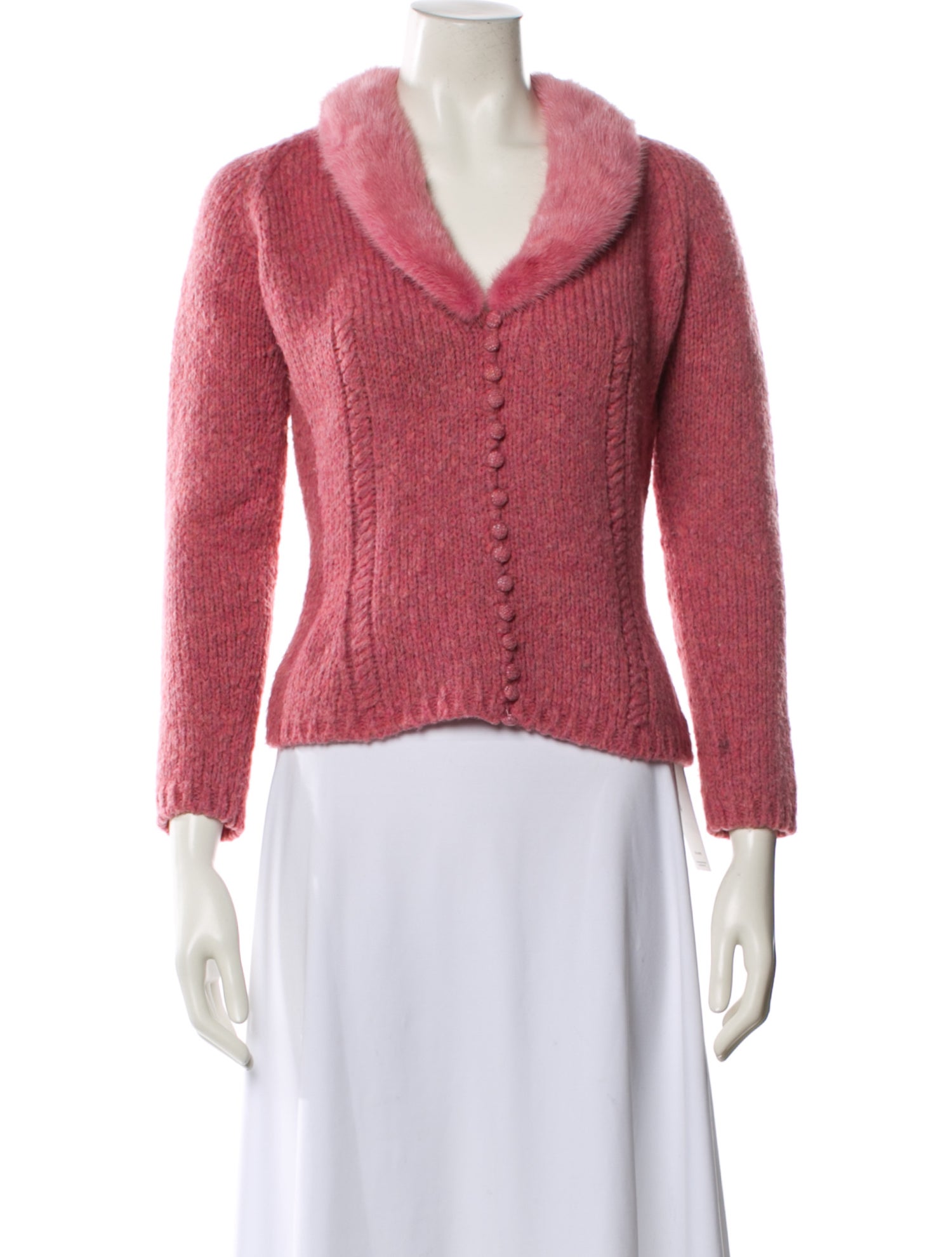 Blumarine Wool V-Neck Sweater