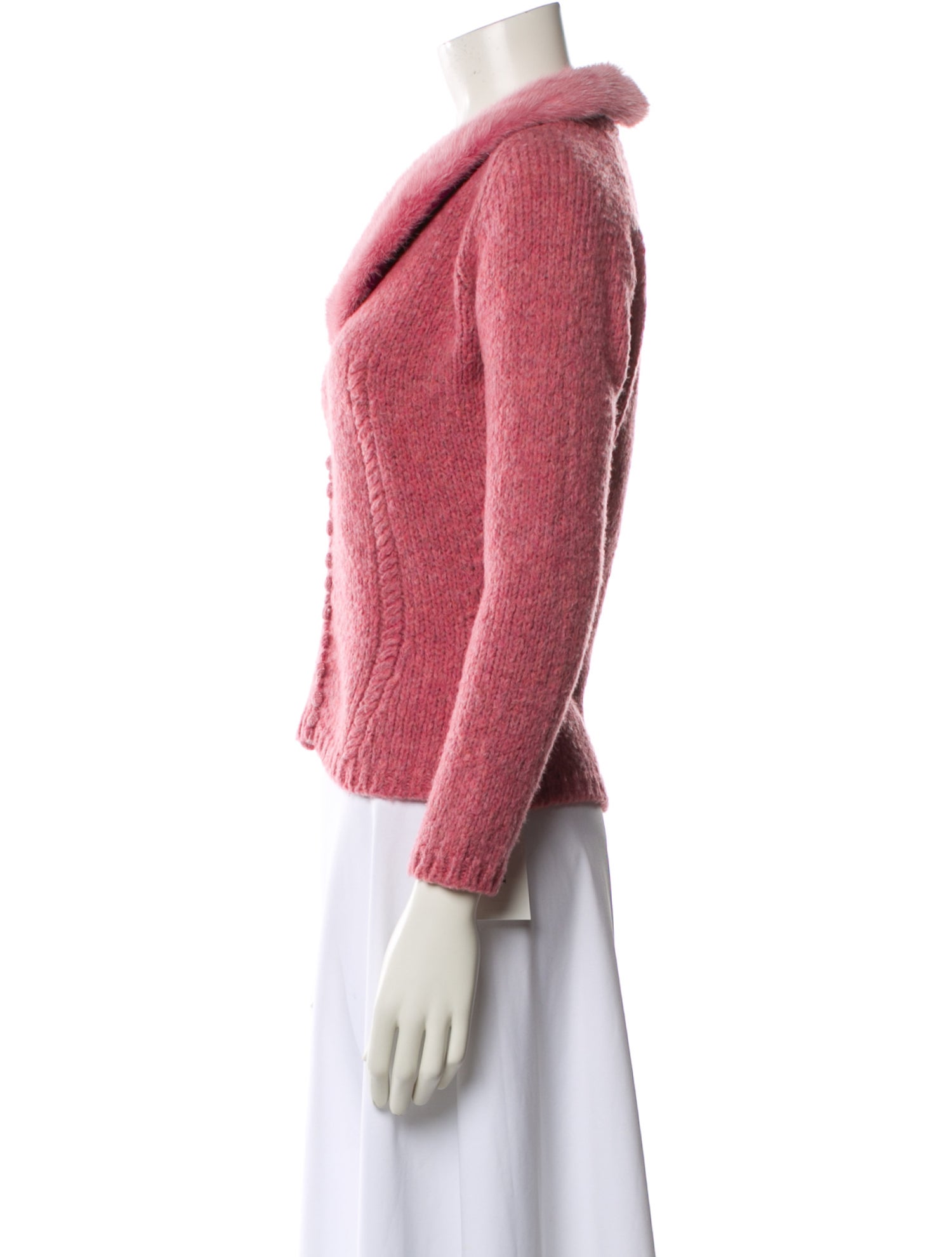 Blumarine Wool V-Neck Sweater