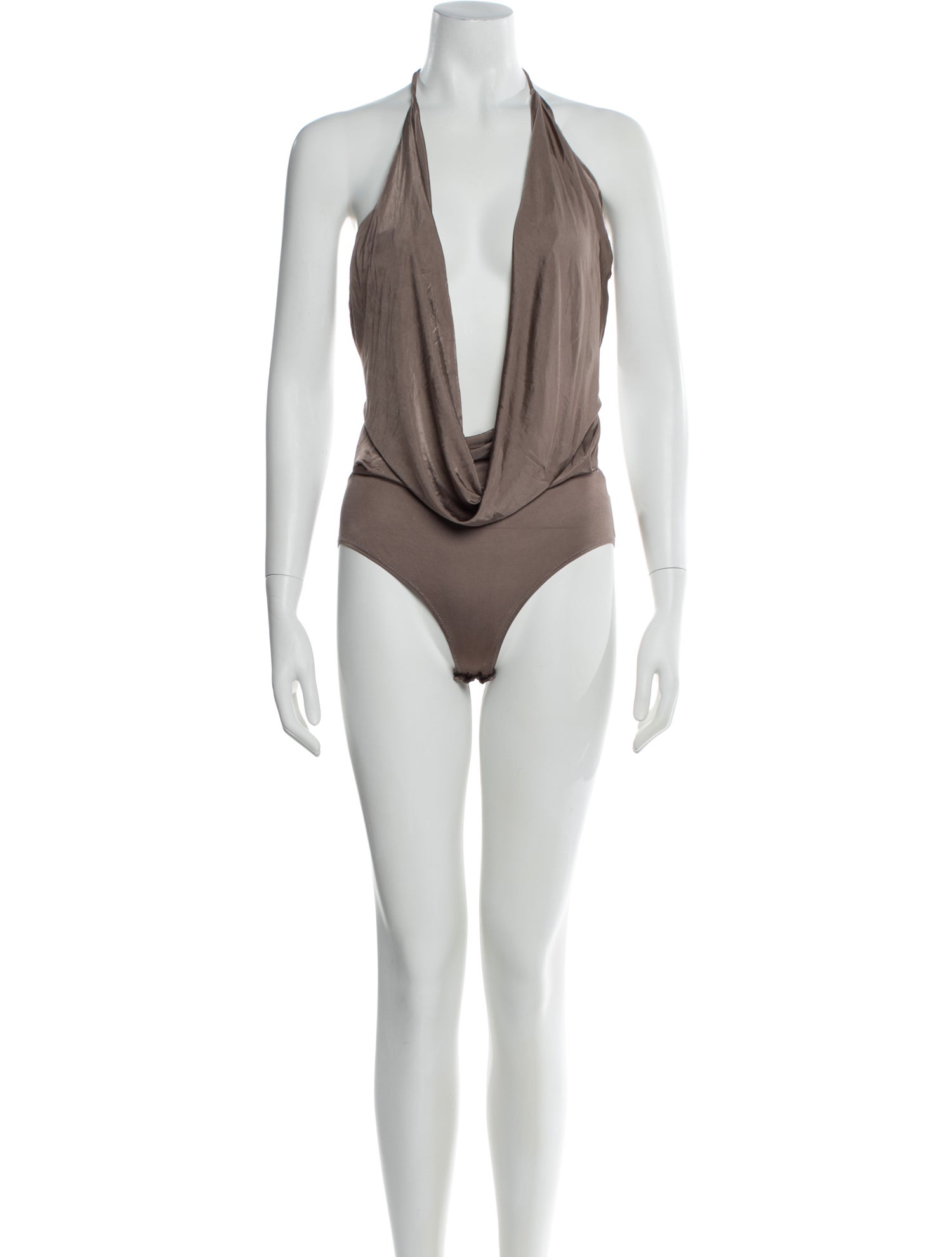 Blumarine Halterneck Sleeveless Bodysuit