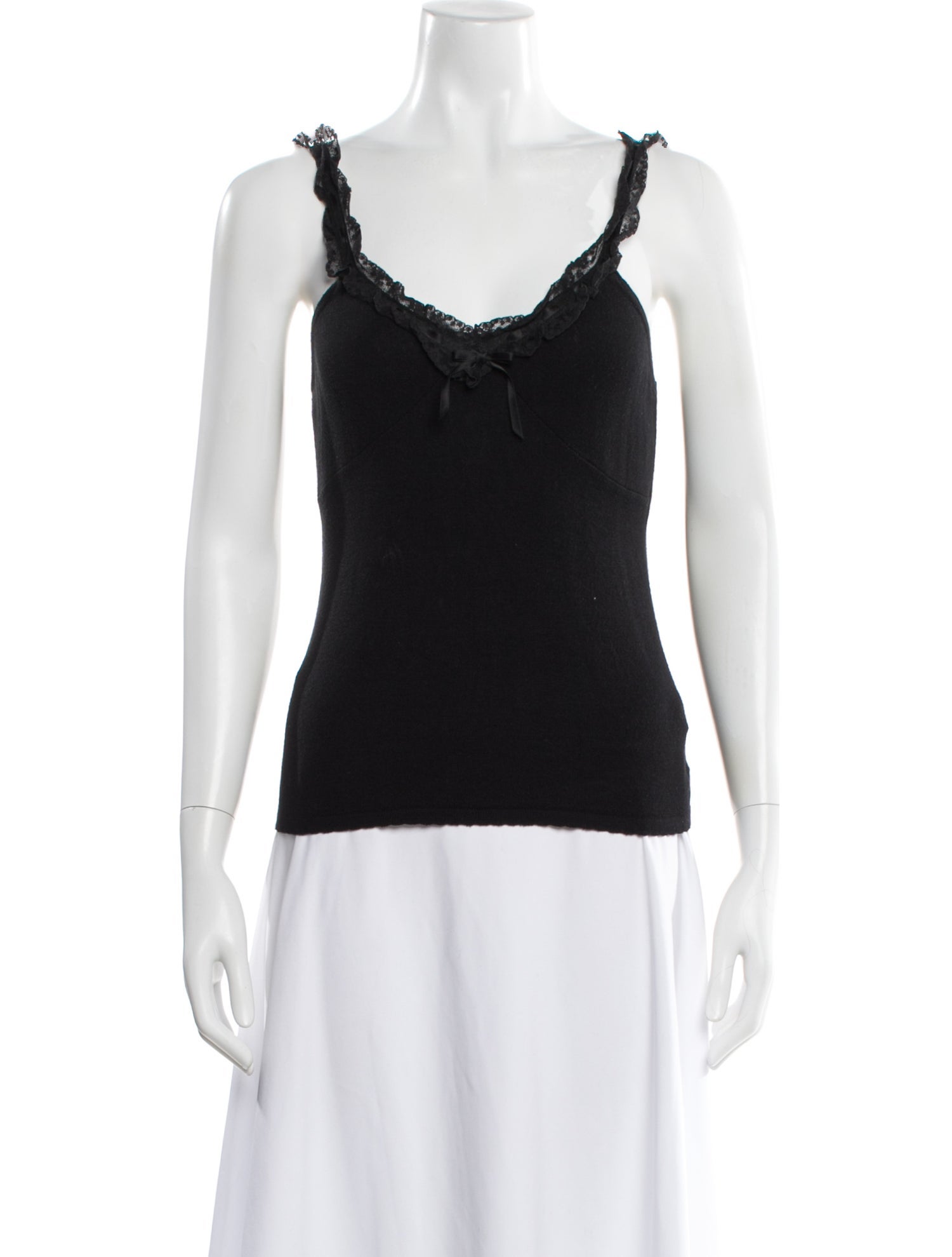 Blumarine V-Neck Sleeveless Top