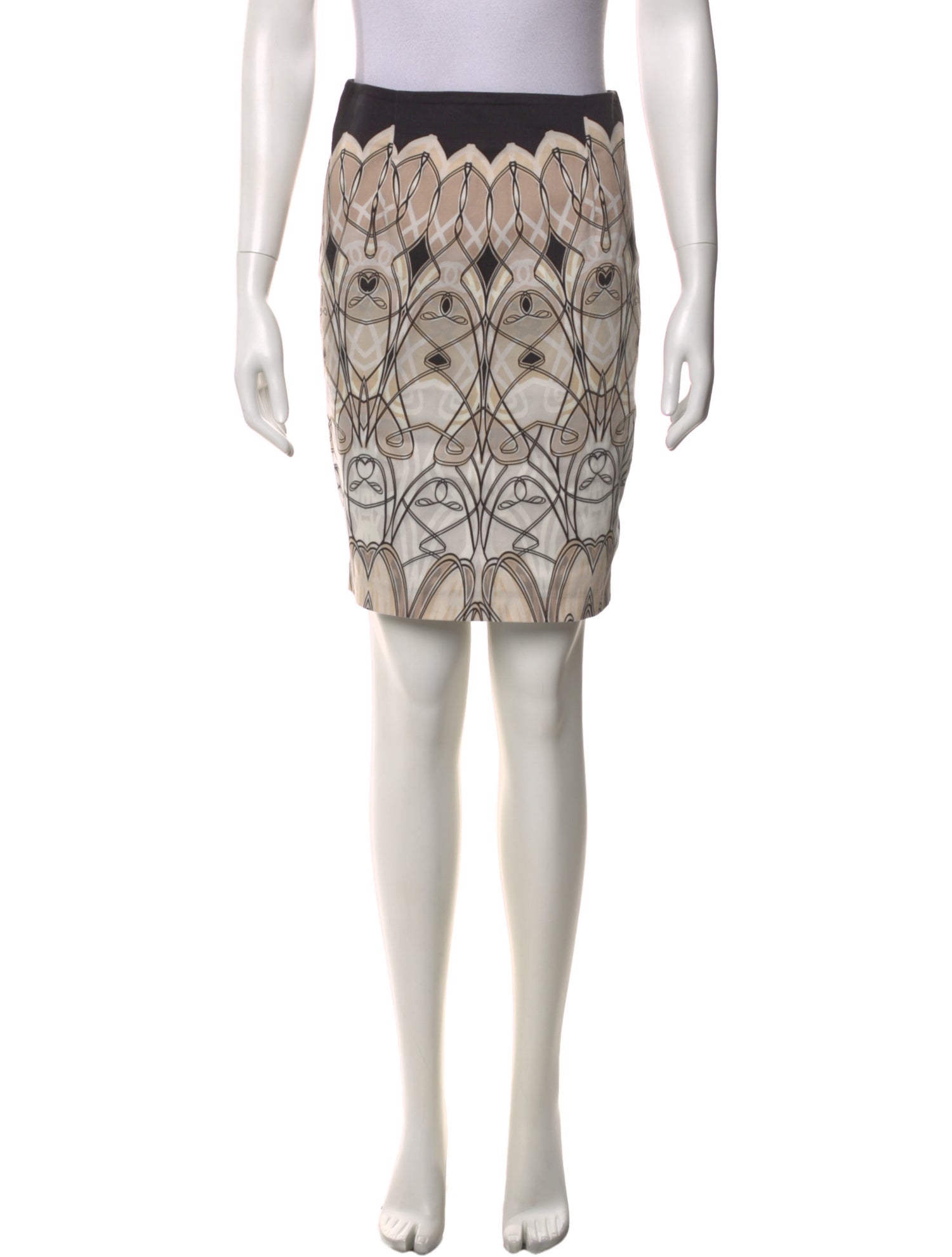 Blumarine Printed Knee-Length Skirt