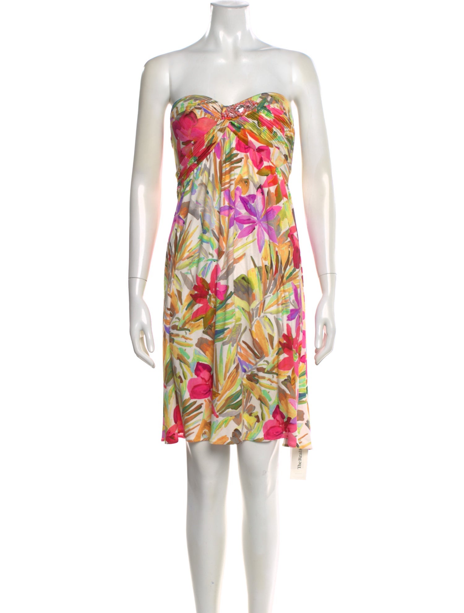 Blumarine Floral Print Mini Dress