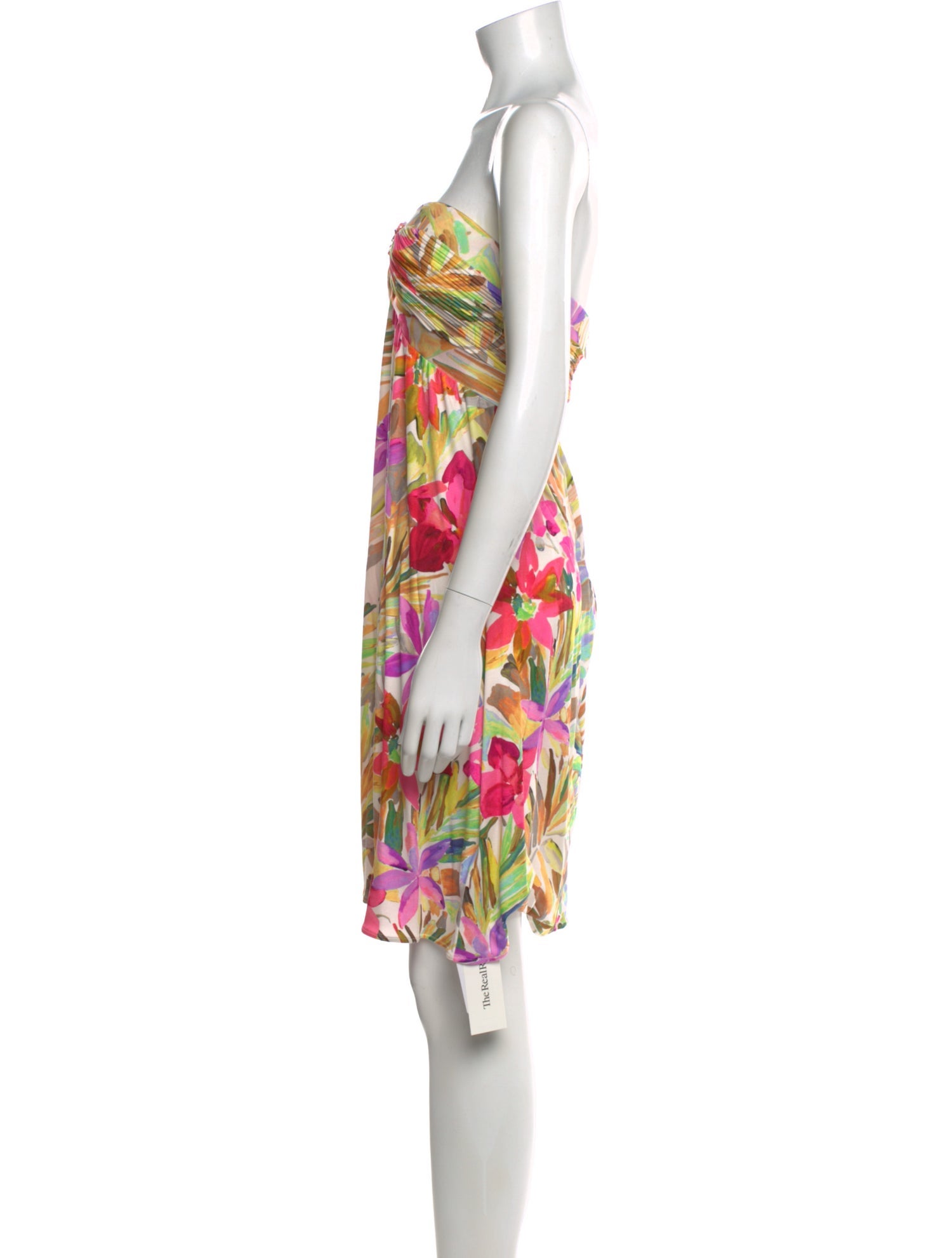 Blumarine Floral Print Mini Dress