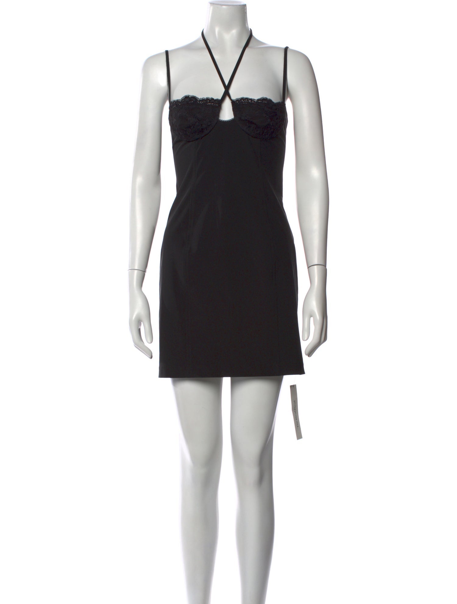 Blumarine Square Neckline Mini Dress