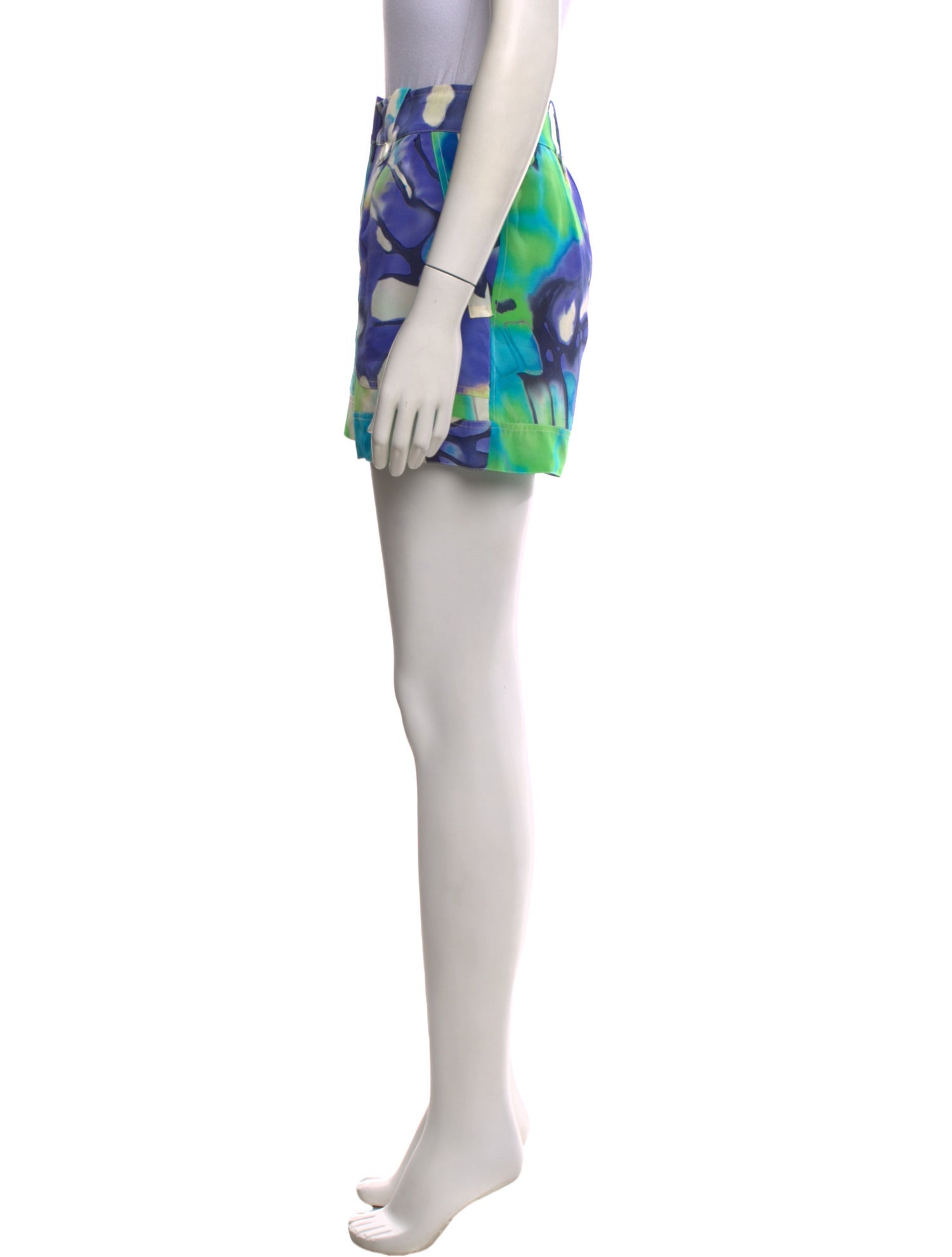 Blumarine Silk Mini Shorts