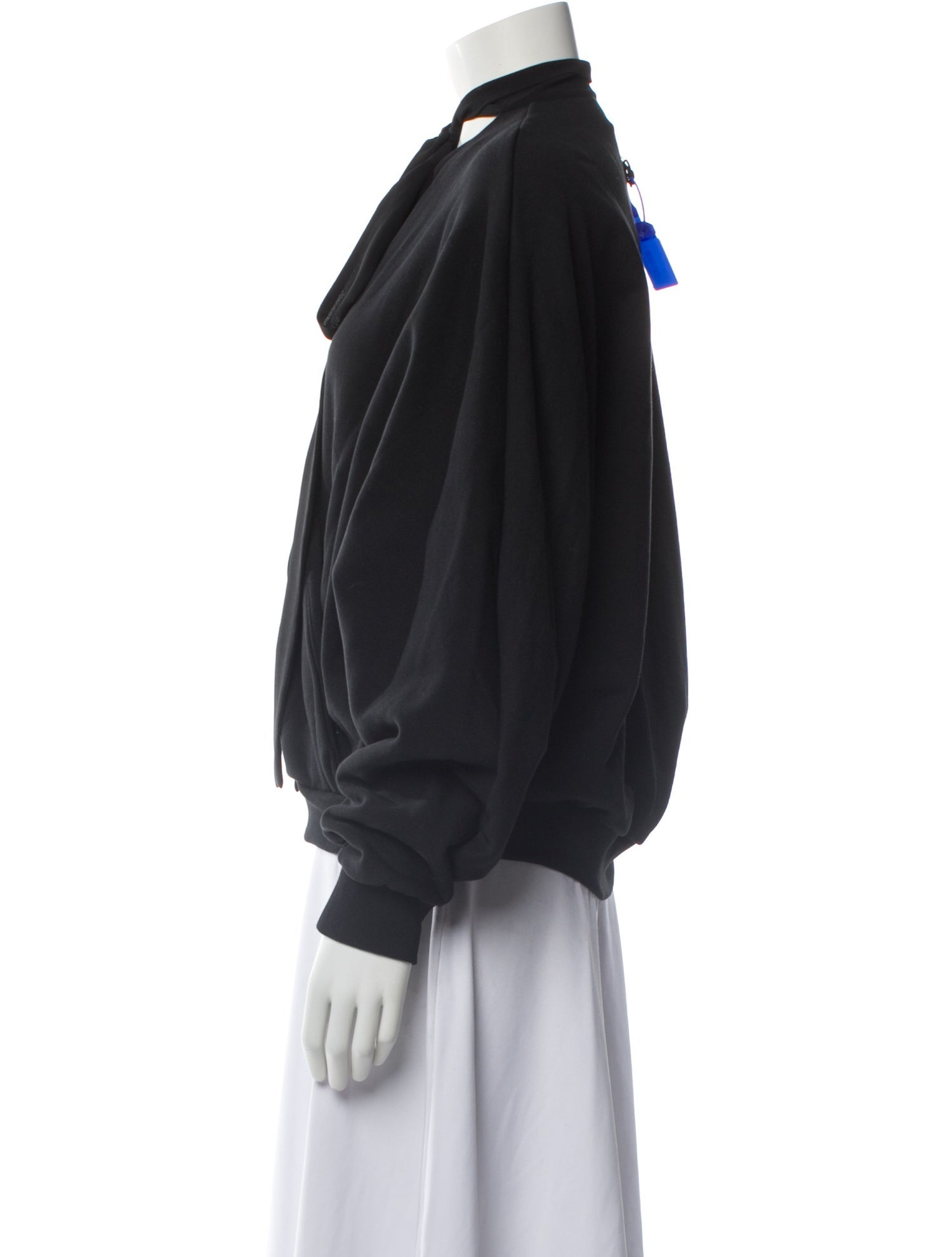 Blumarine Tie Neck Long Sleeve Sweatshirt w/ Tags