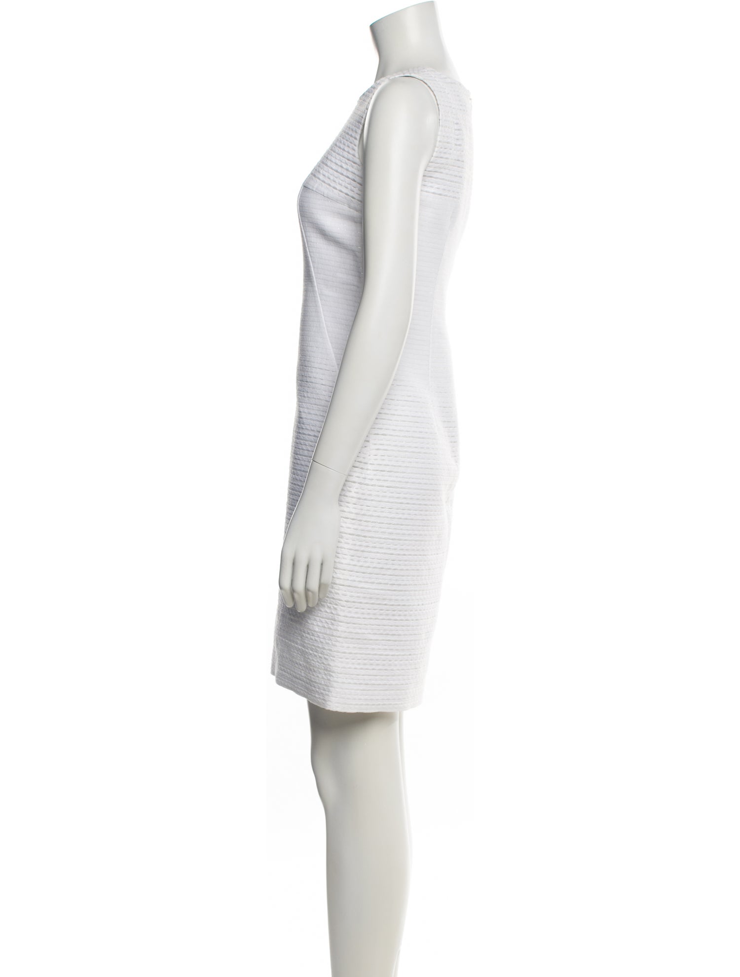 Blumarine Bateau Neckline Mini Dress