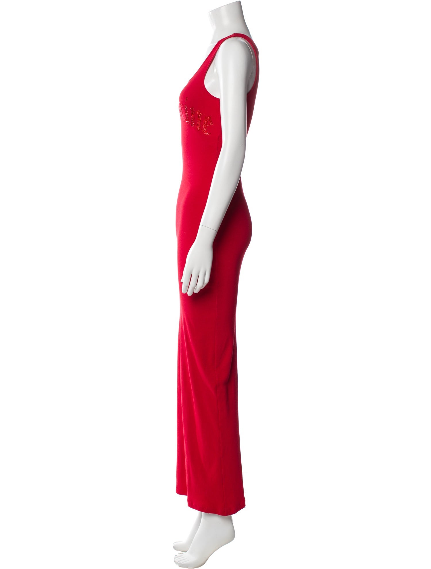 Blumarine Scoop Neck Long Dress