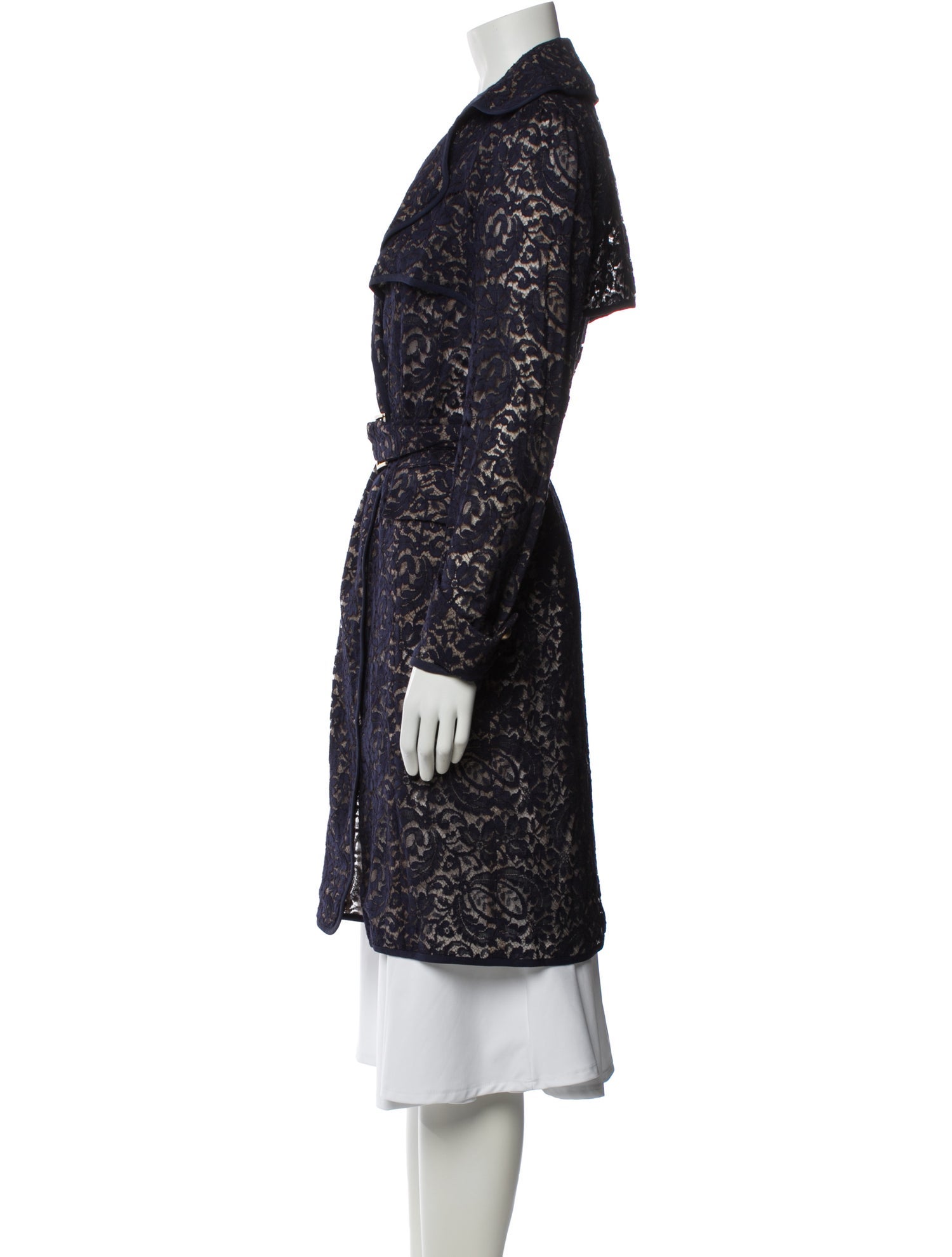 Blumarine Lace Tweed Pattern Evening Jacket