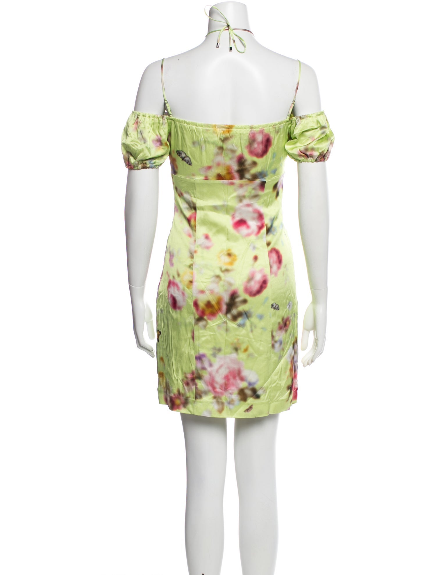 Floral Print Mini Dress (back)