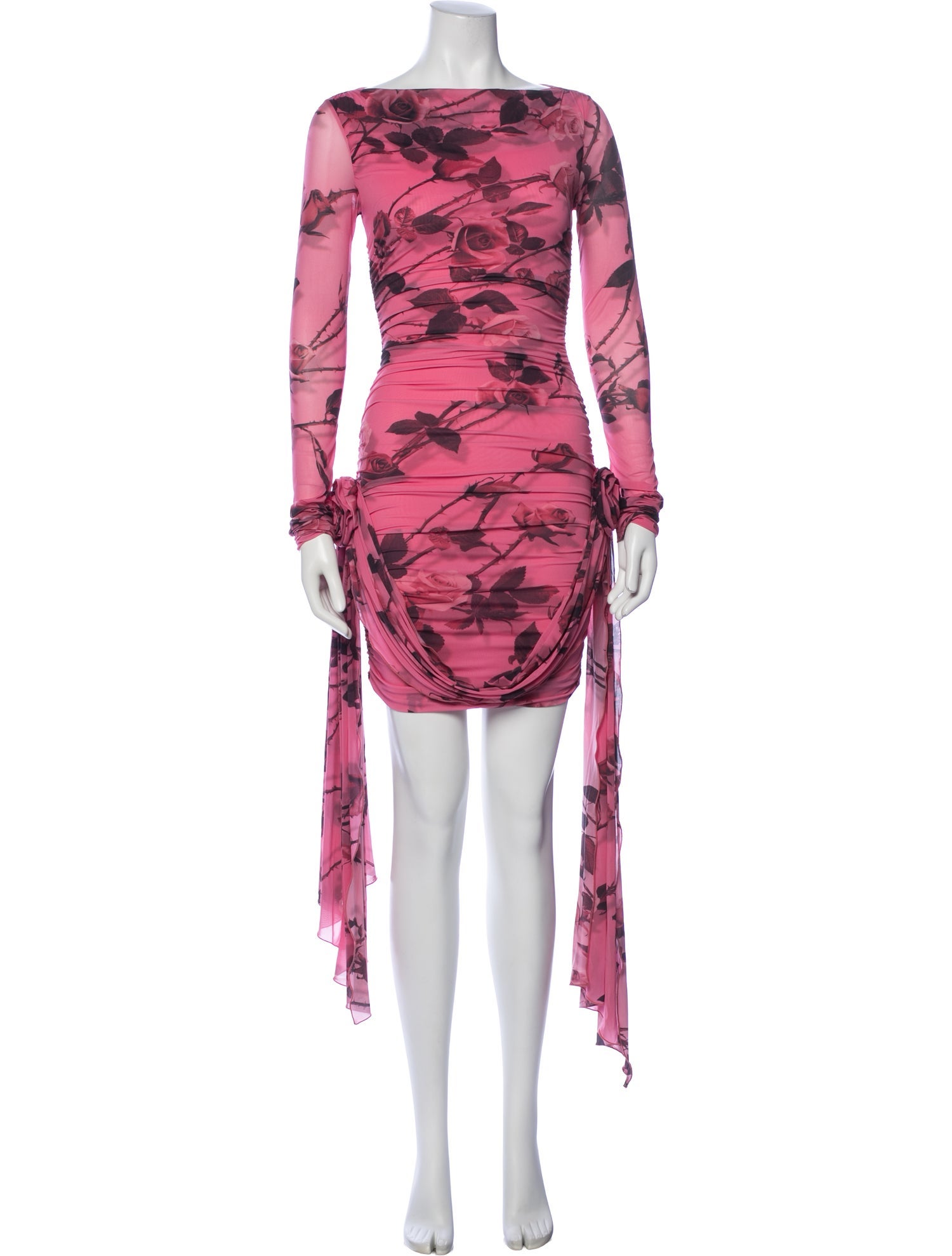 Floral Print Mini Dress