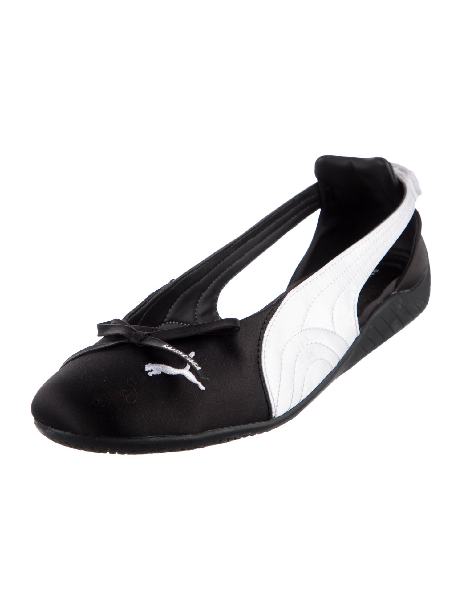 Balenciaga x Puma Colorblock Pattern Ballet Flats