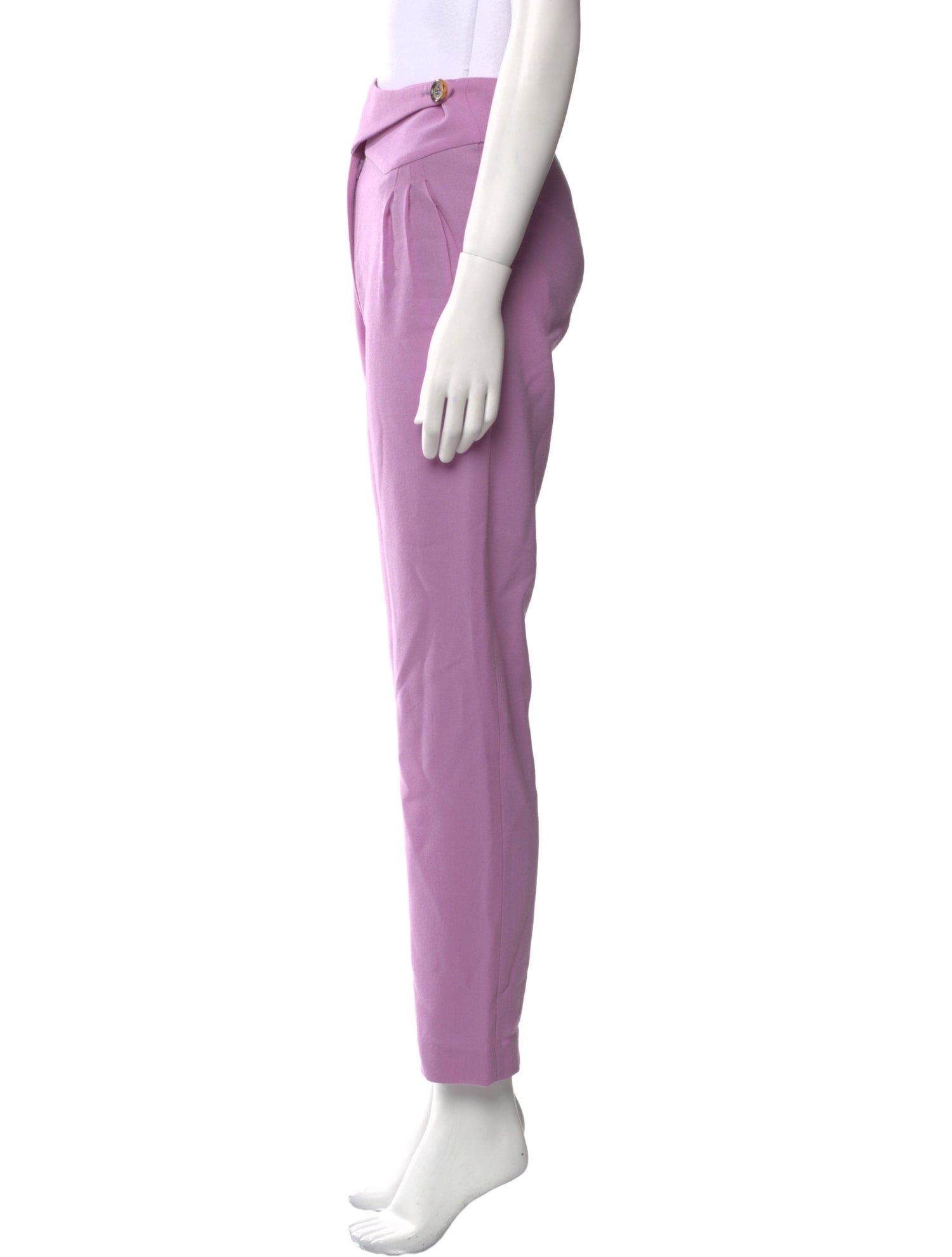 Blazé Milano Virgin Wool Straight Leg Pants