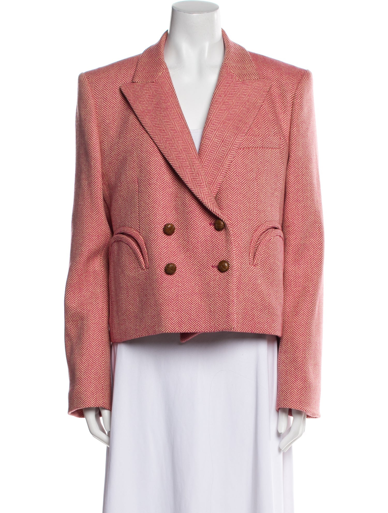 Blazé Milano Virgin Wool Printed Blazer w/ Tags