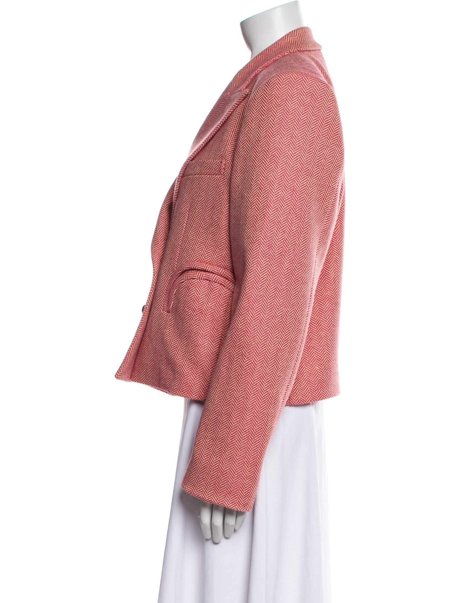 Blazé Milano Virgin Wool Printed Blazer w/ Tags