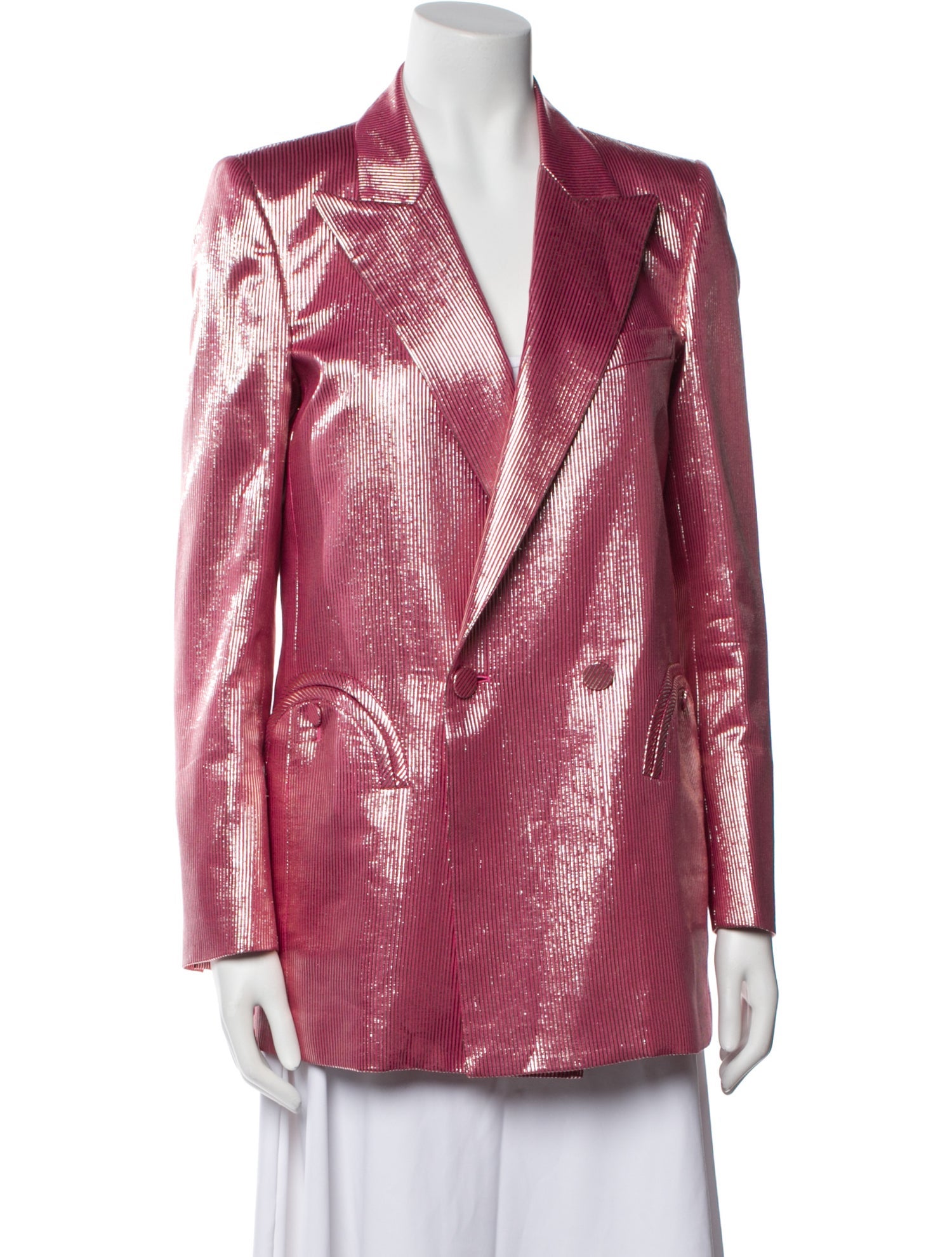 Blazé Milano Silk Striped Blazer