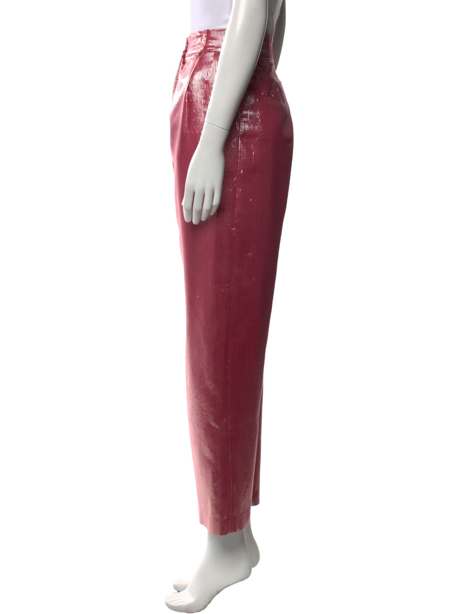 Blazé Milano Silk Straight Leg Pants