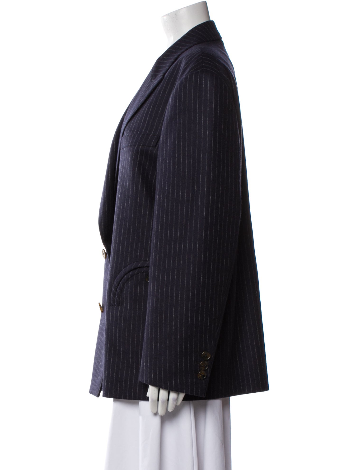 Blazé Milano Virgin Wool Striped Blazer w/ Tags