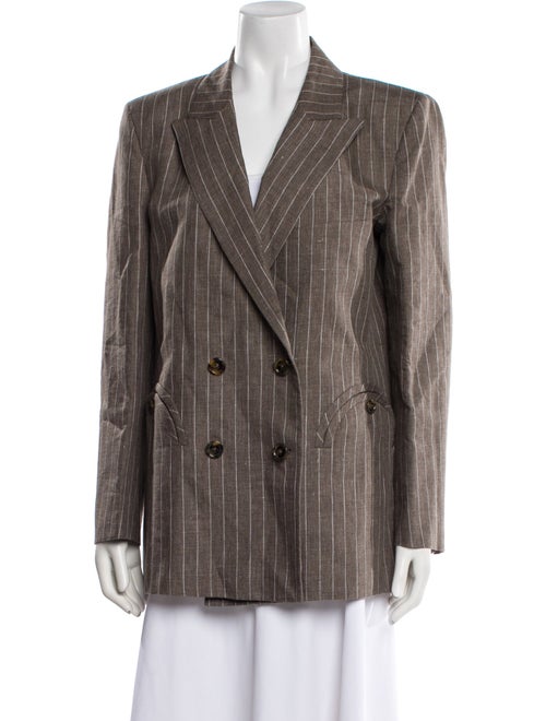 Blazé Milano Linen Striped Blazer