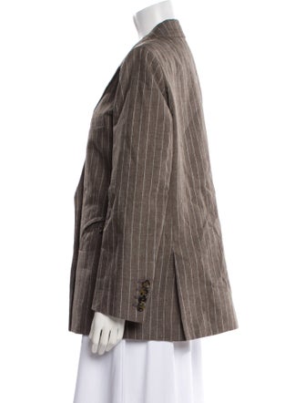 Blazé Milano Linen Striped Blazer
