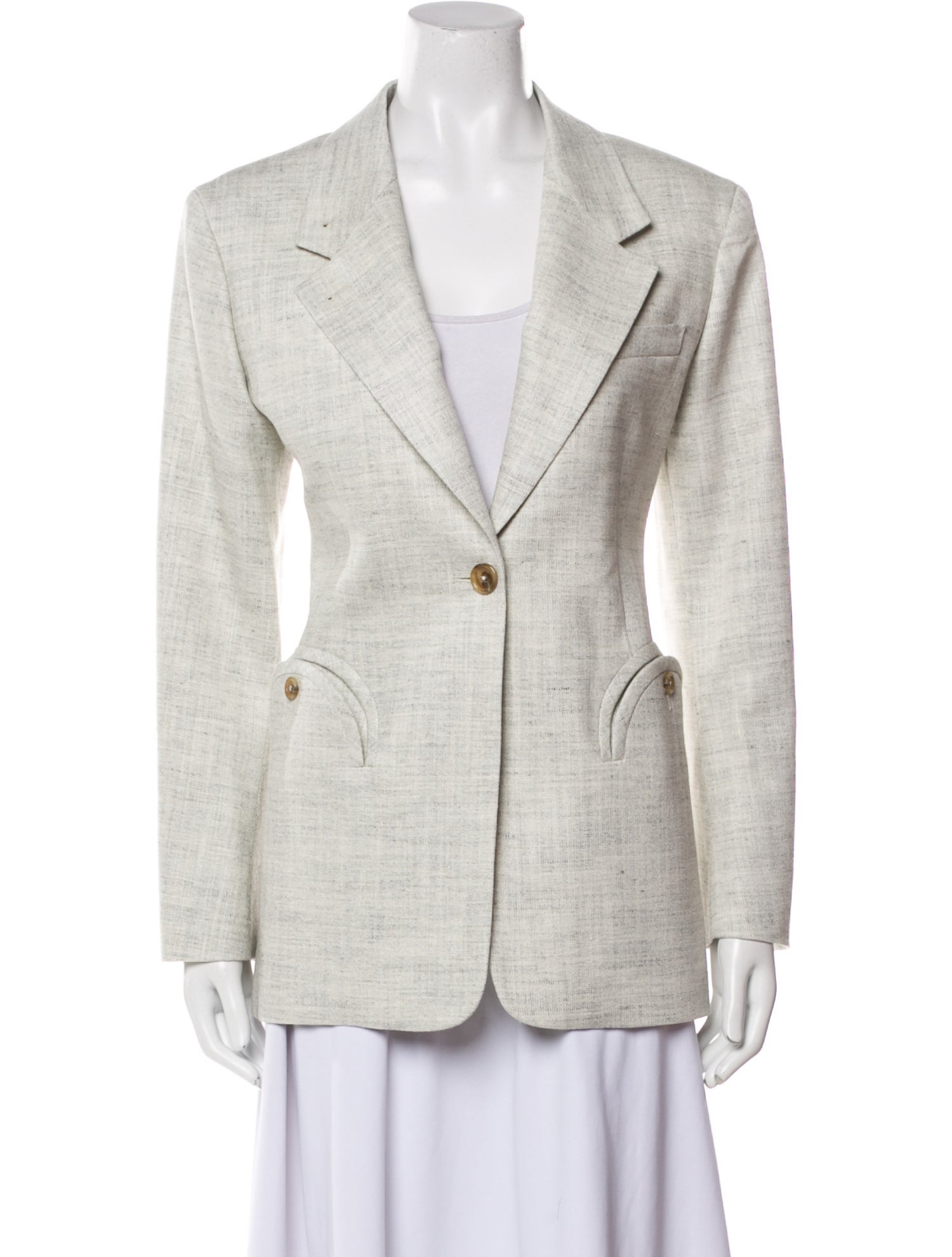Blazé Milano Linen Printed Blazer w/ Tags