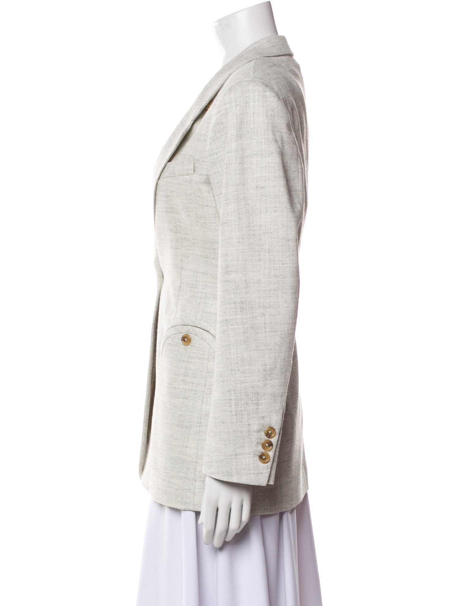 Blazé Milano Linen Printed Blazer w/ Tags