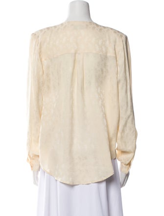 Blazé Milano Silk V-Neck Blouse