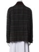 Blazé Milano Wool Plaid Print Jacket