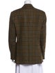 Blazé Milano Virgin Wool Houndstooth Print Blazer