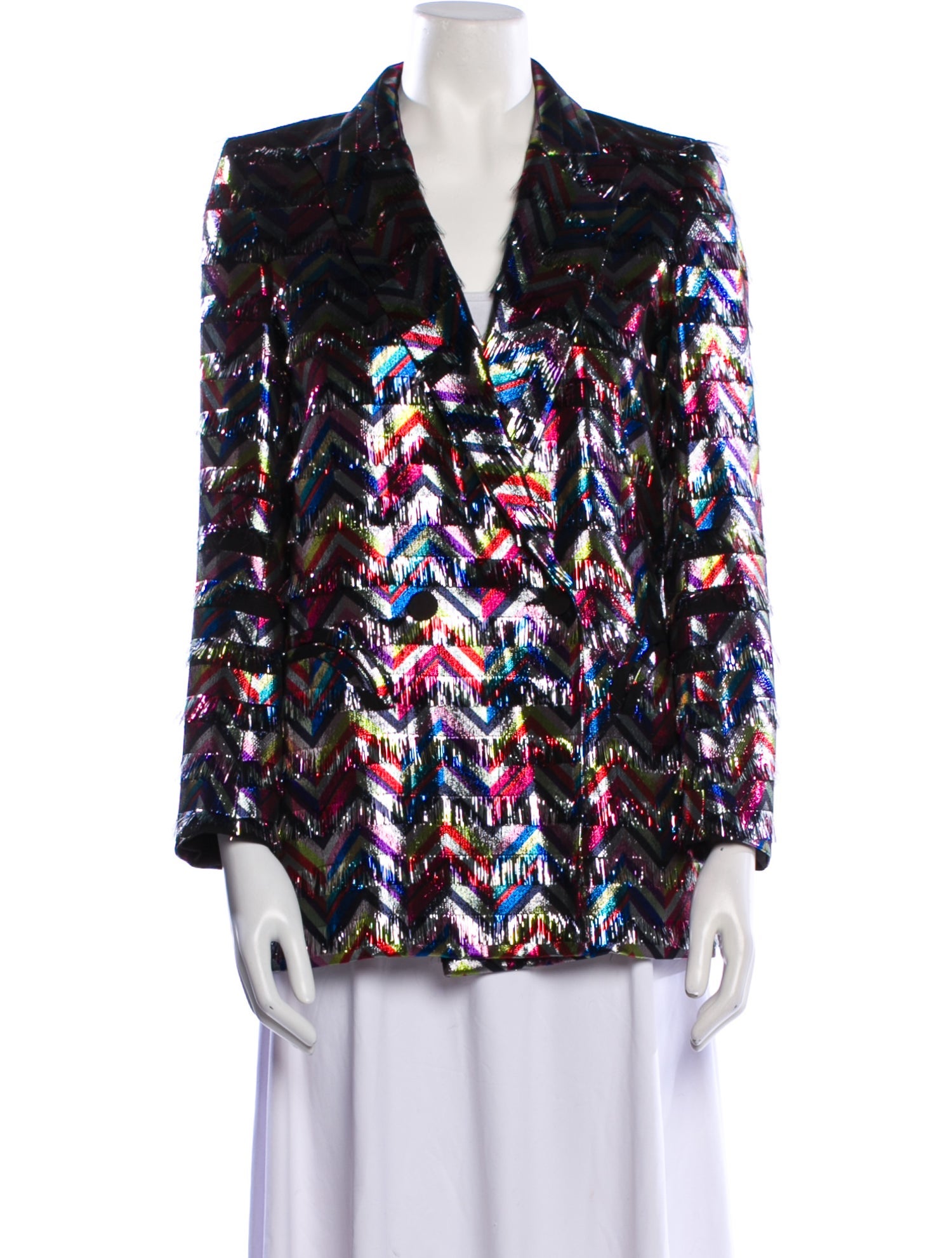 Blazé Milano Silk Striped Blazer