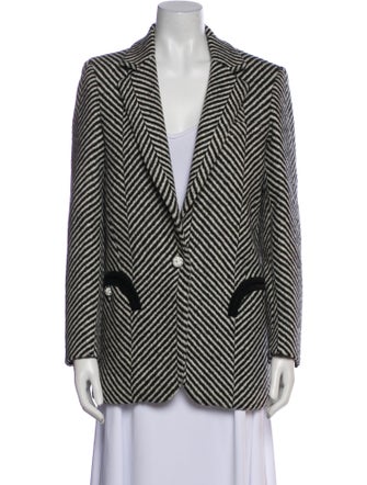 Blazé Milano Wool Striped Coat