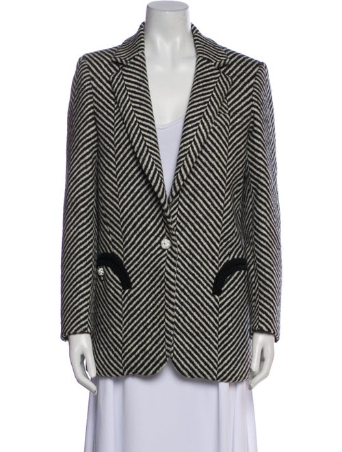 Blazé Milano Wool Striped Coat