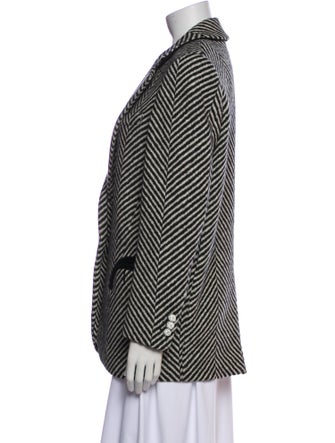 Blazé Milano Wool Striped Coat