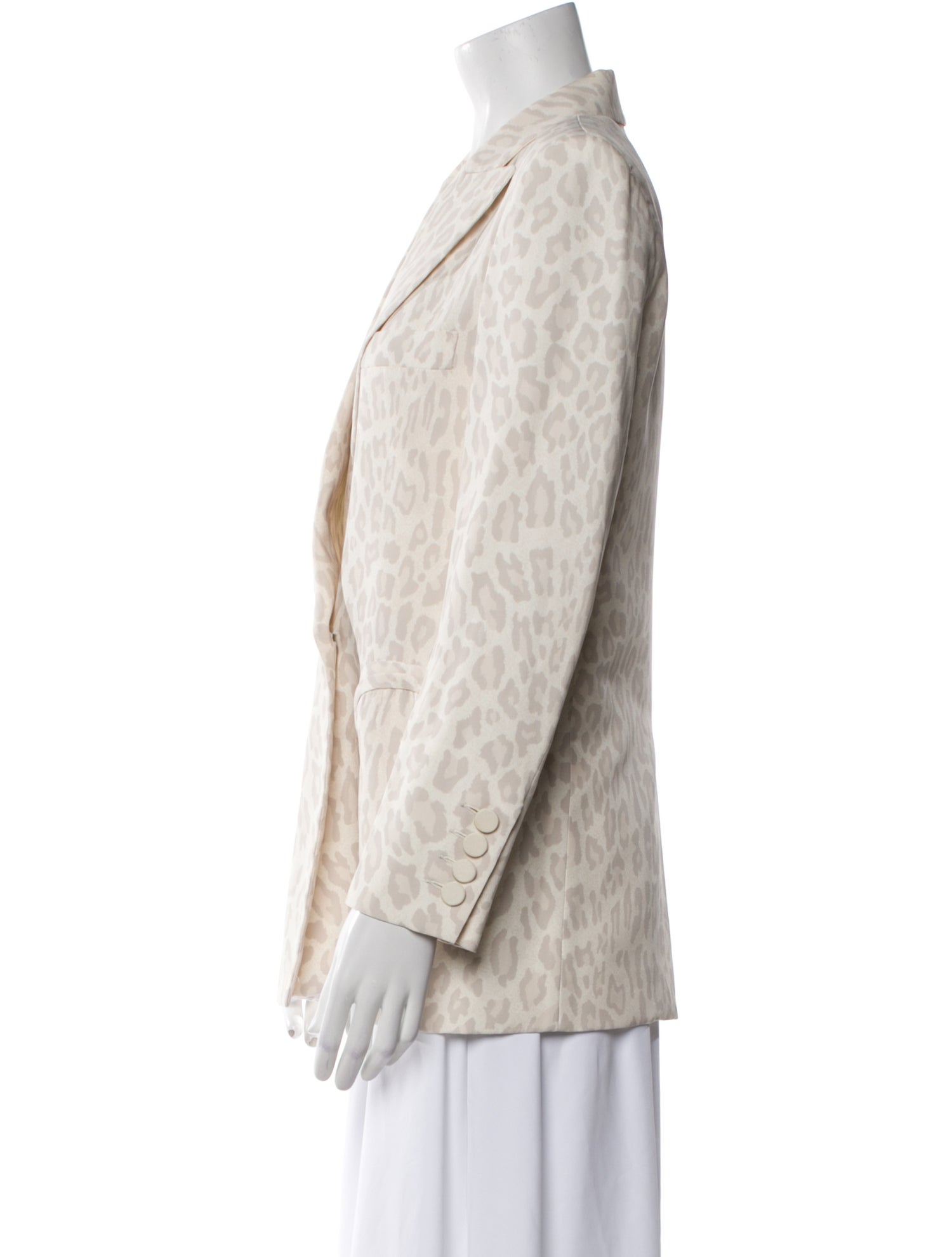 Blazé Milano Silk Animal Print Blazer