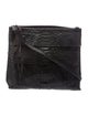 B.May Embossed Leather Shoulder Bag