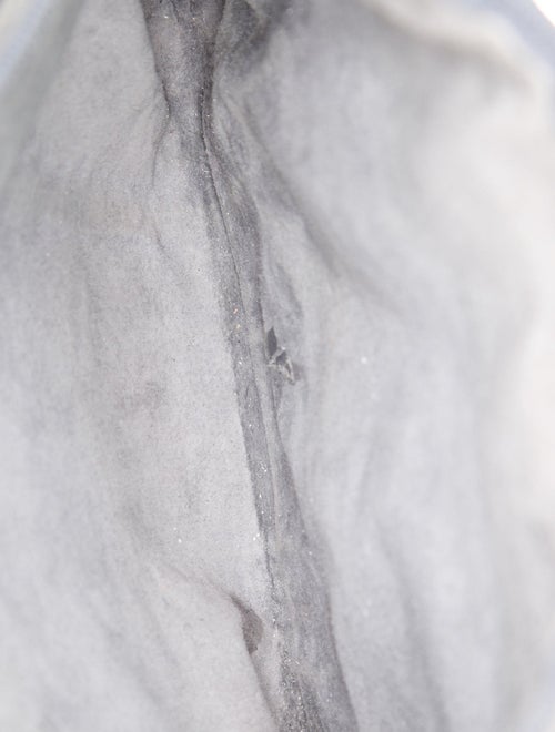 B.May Embossed Leather Shoulder Bag