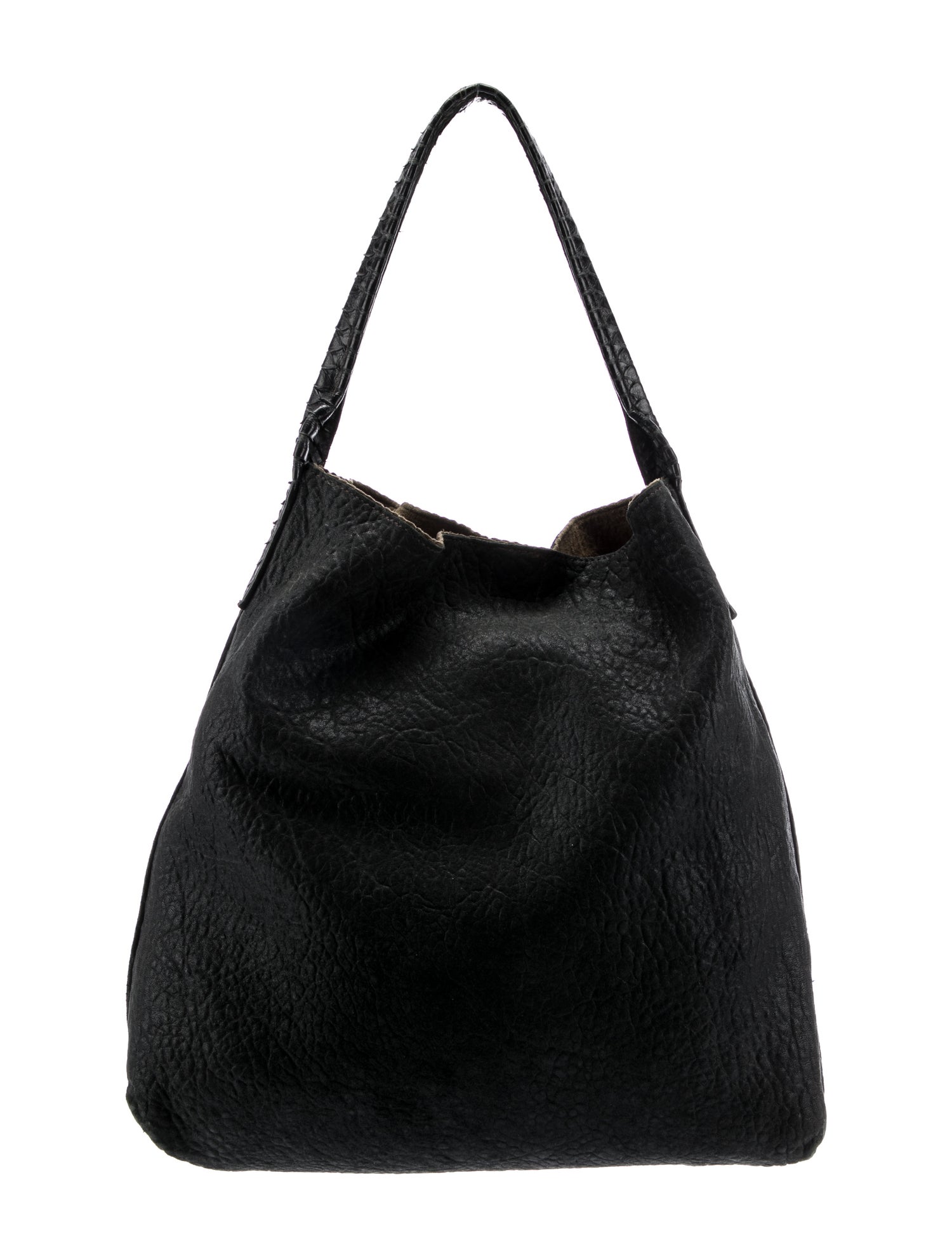 B.May Suede Hobo