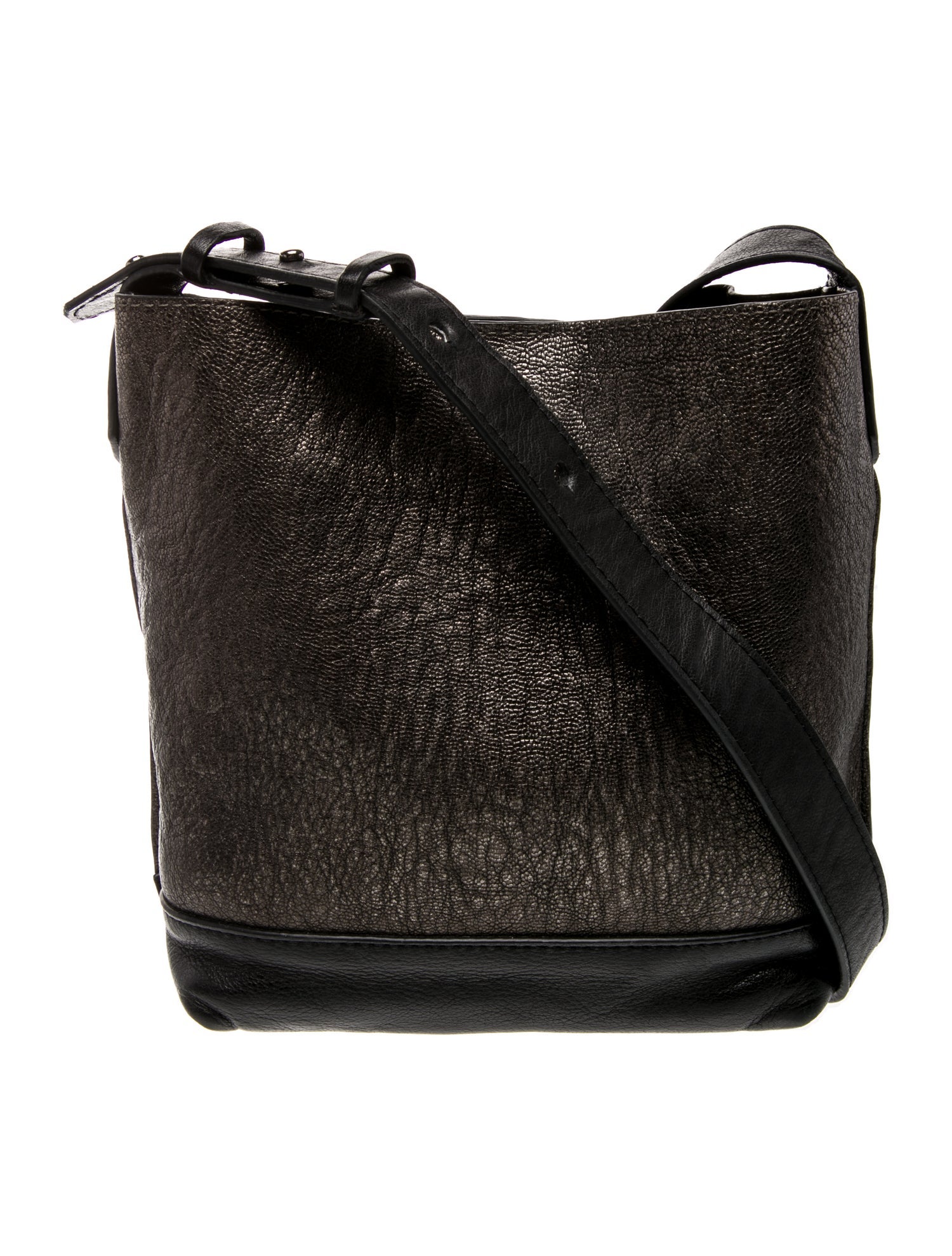 B.May Leather Messenger Bag