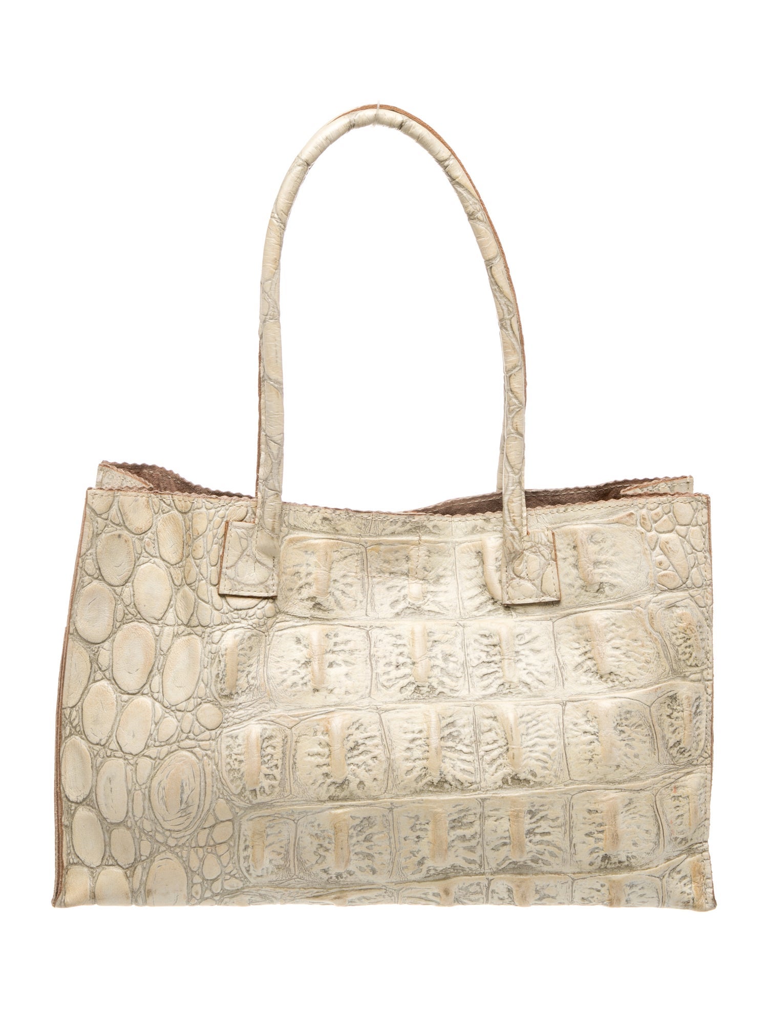 B.May Crocodile Shoulder Bag