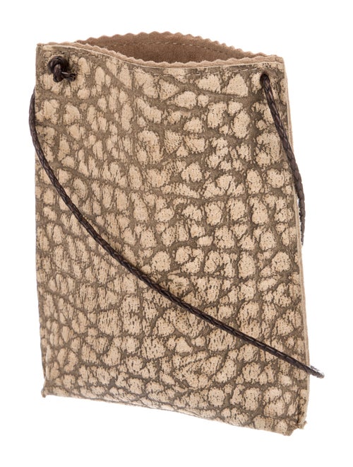 B.May Embossed Leather Crossbody Bag