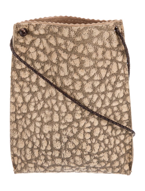B.May Embossed Leather Crossbody Bag